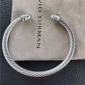 David Yurman Cable Classic Silver-Tone Cuff Bracelet